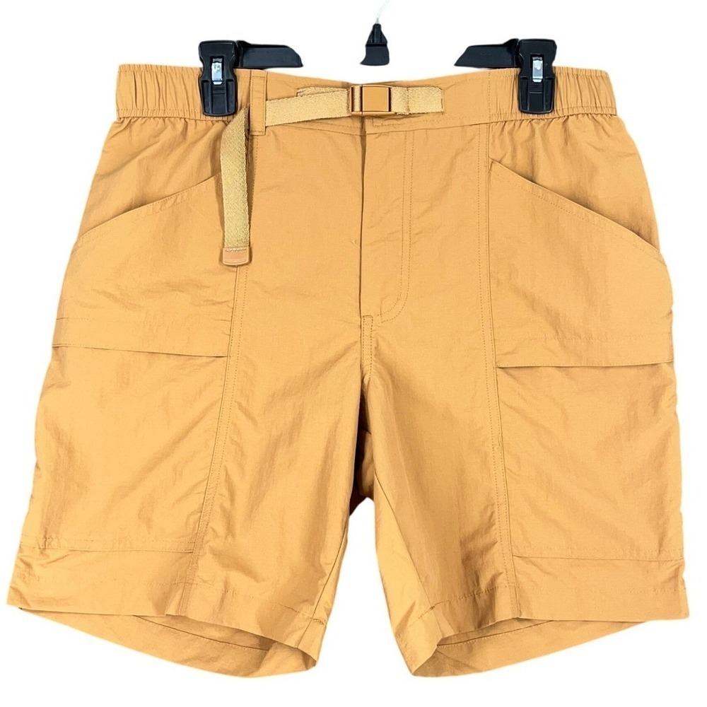 Eddie Bauer Shorts Mens M Belted Camp Hiking Casual Outdoor Performance Tech‎